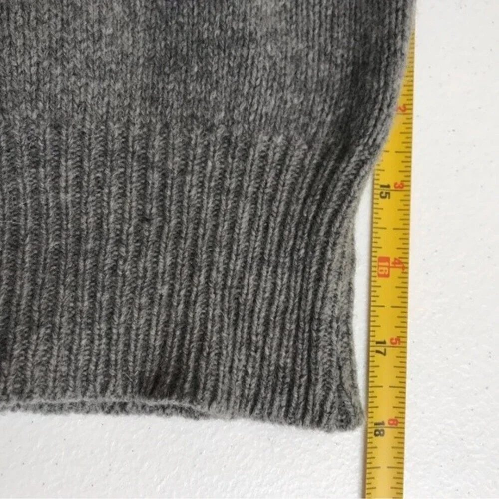 Vintage Oakton Ltd Wool Blend Gray Marled Crew Neck Long Sleeve Sweater Large